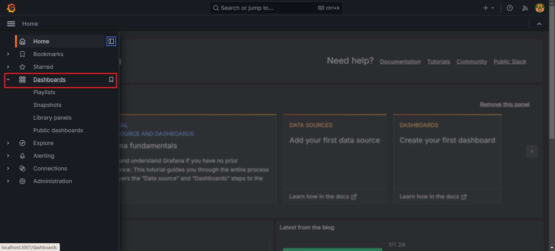 grafana-dashboard-sidebar
