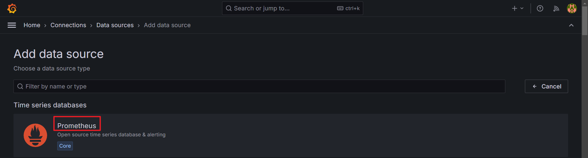 grafana-datasource-add