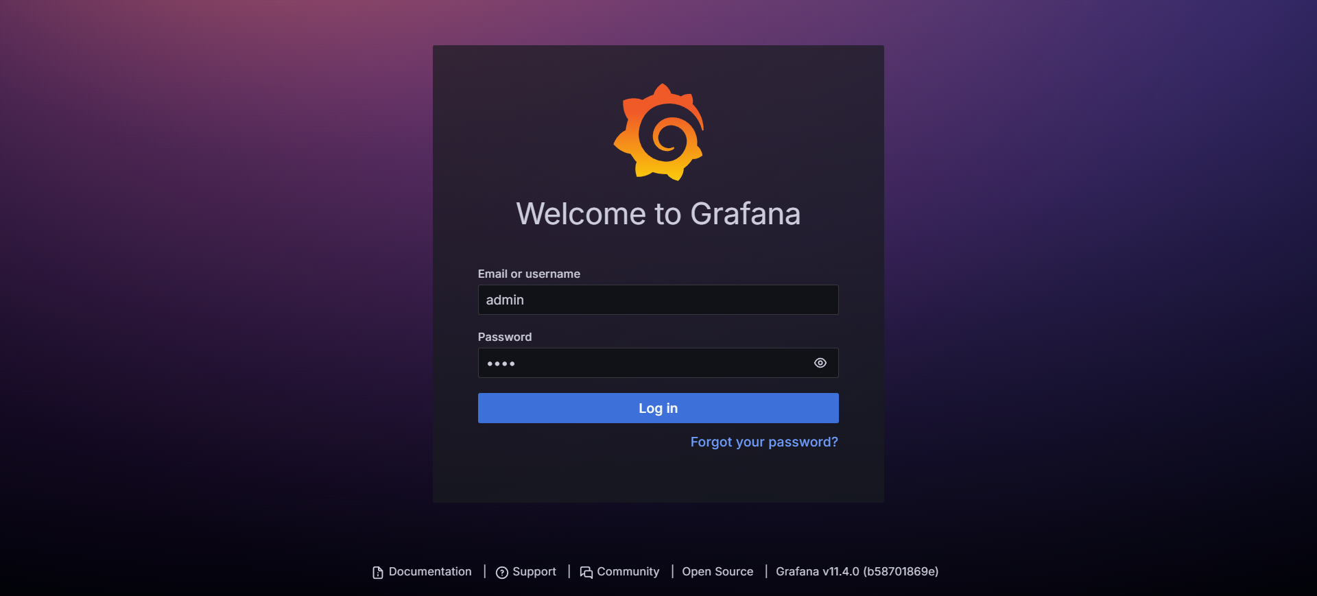 grafana-login