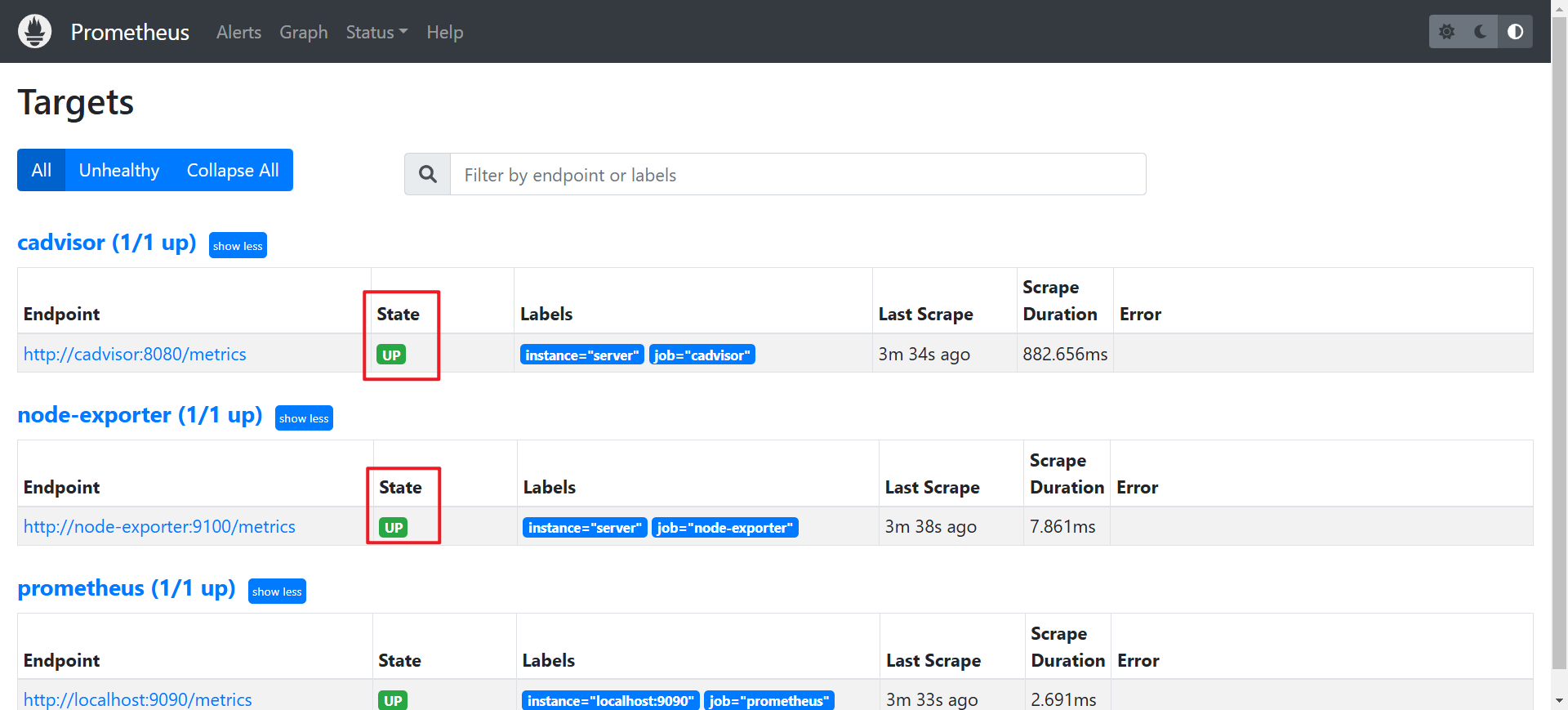 prometheus-target-job